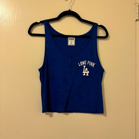 PINK Victoria's Secret Tops - Victoria’s Secret PINK Los Angeles Dodgers Tank